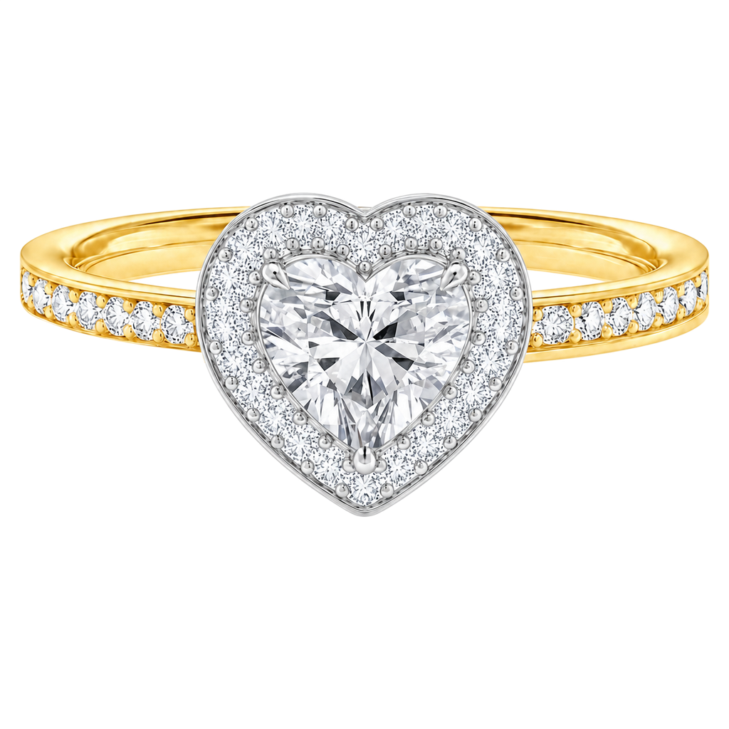 Deneuve - Heart - Yellow/White Tone - Channel