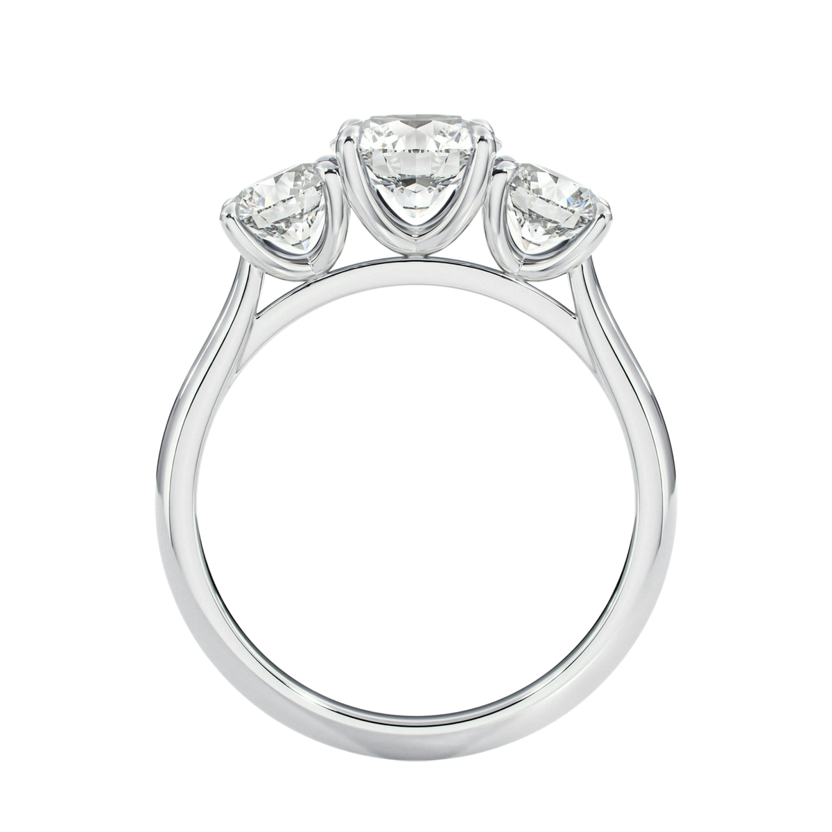 Trinity - Round - Platinum - Plain