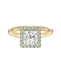 Cordelia - Princess - Yellow Gold - Plain
