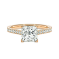 Basilica - Princess - Rose Gold - Pavé