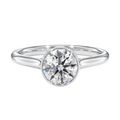 Solenne - Round - Platinum - Plain
