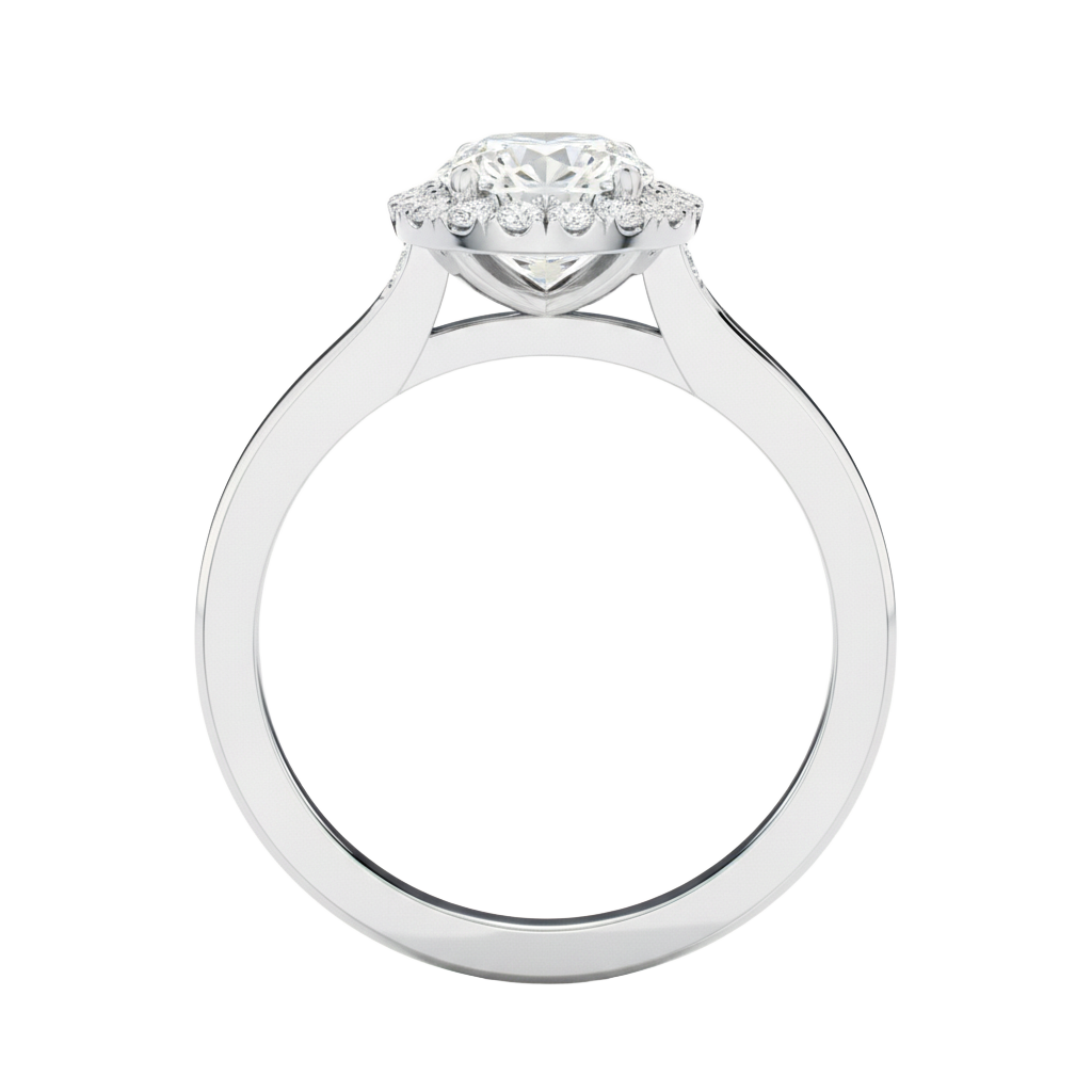 Braid - Oval - Platinum - Plain