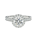Cordelia - Round - Platinum - Channel