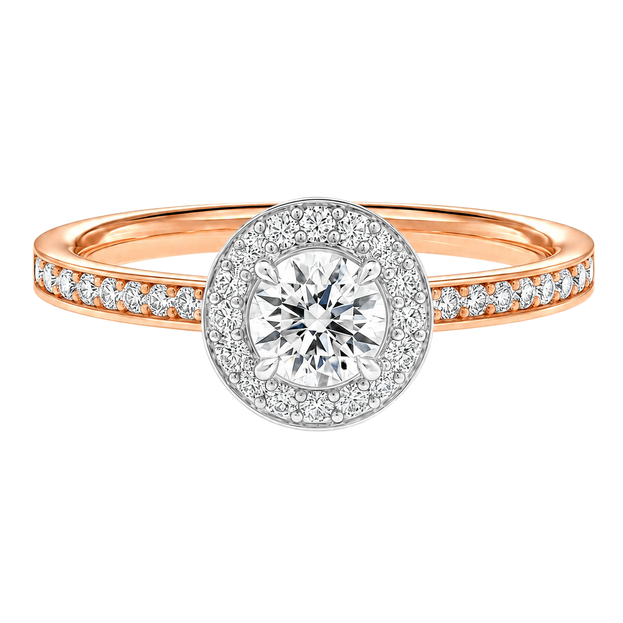 Deneuve - Round - Rose/White Tone - Channel