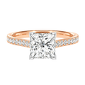Basilica - Princess - Rose/White Tone - Pavé