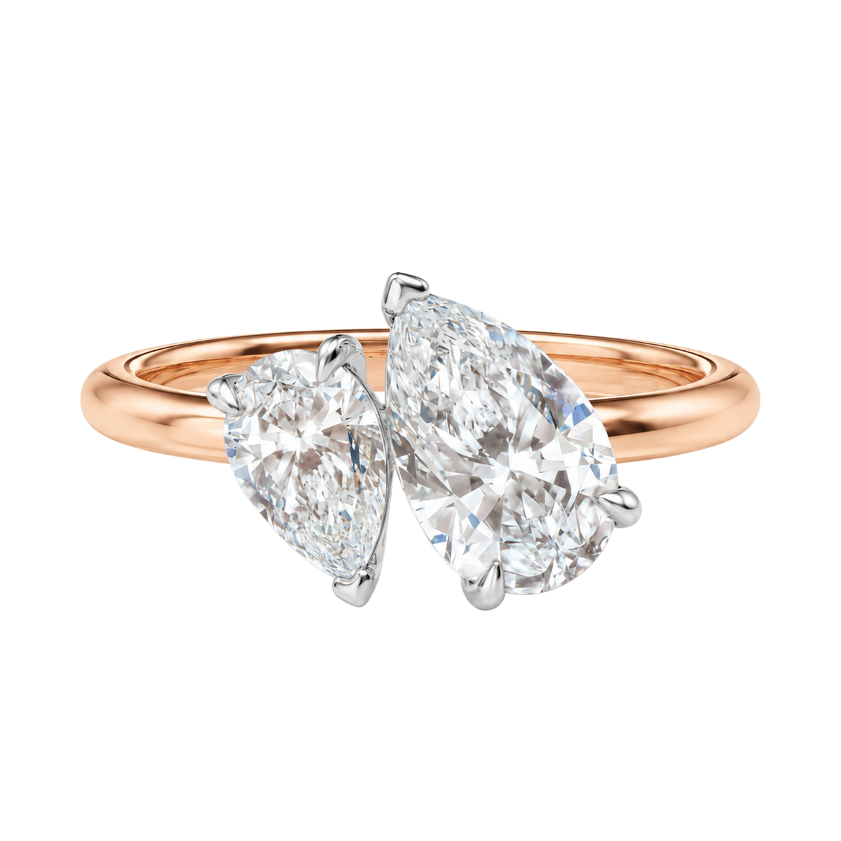 Duo - Pear - Rose/White Tone - Plain