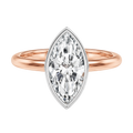 Bailey - Marquise - Rose/White Tone - Plain