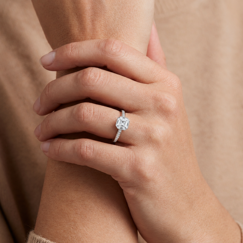 Bailey - Asscher - Platinum - Channel
