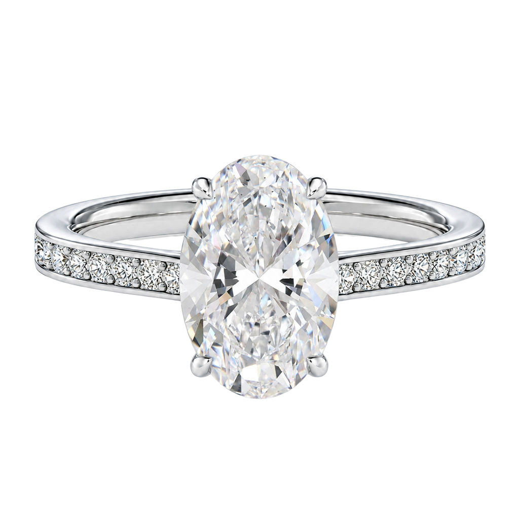 Talia - Oval - Platinum - Channel