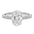 Talia - Oval - Platinum - Channel