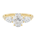 Halcyon - Oval - Yellow Gold - Pavé