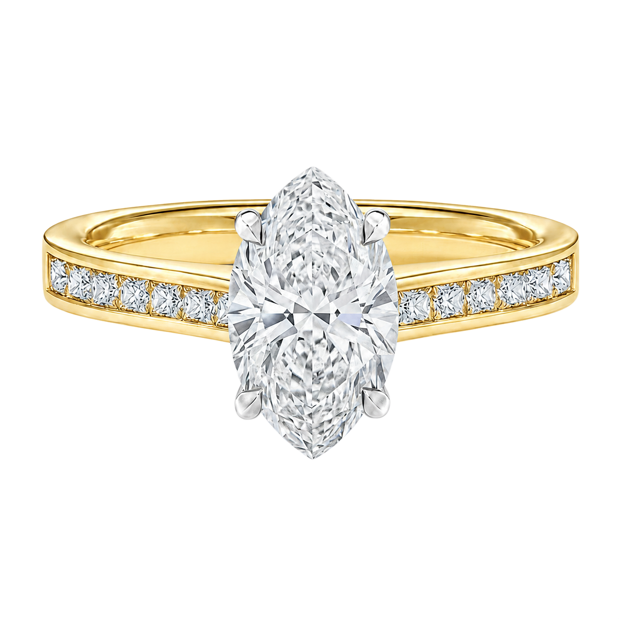 Basilica - Marquise - Yellow/White Tone - Channel