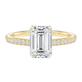 Solenne - Emerald - Yellow Gold - Channel