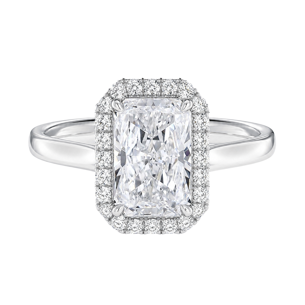 Cordelia - Radiant - White Gold - Plain