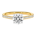 Basilica - Round - Yellow/White Tone - Pavé