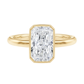 Bailey - Radiant - Yellow Gold - Plain