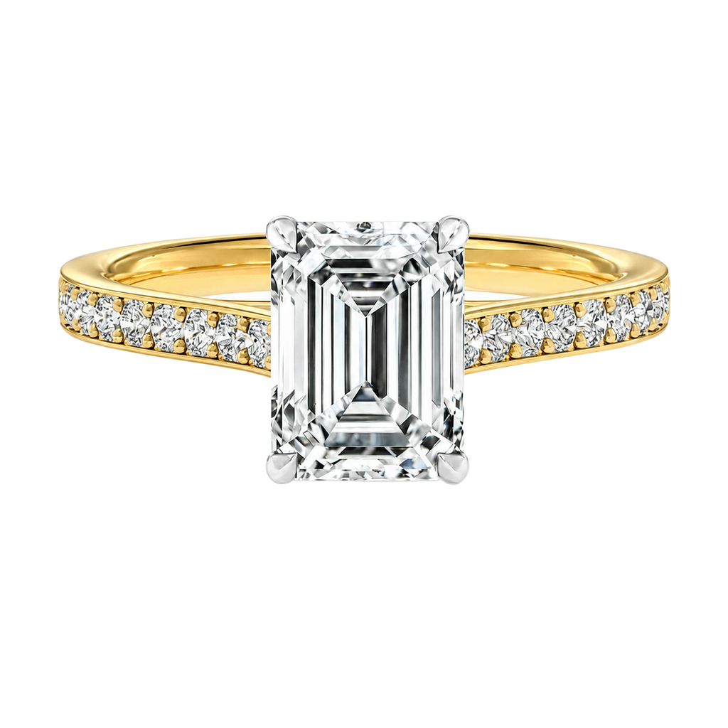 Basilica - Emerald - Yellow/White Tone - Pavé