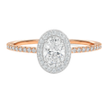 Deneuve - Oval - Rose/White Tone - Channel