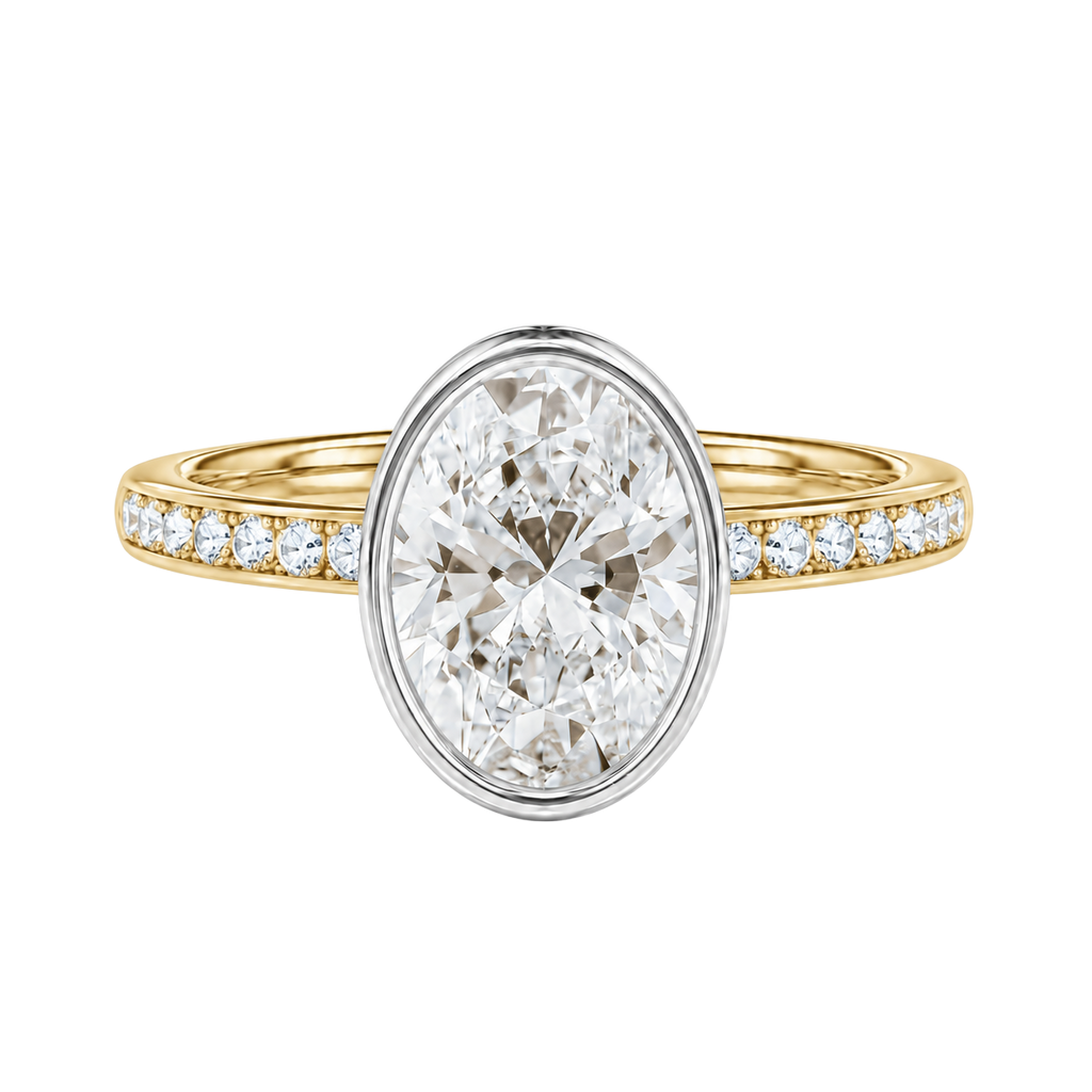 Bailey - Oval - Yellow/White Tone - Channel
