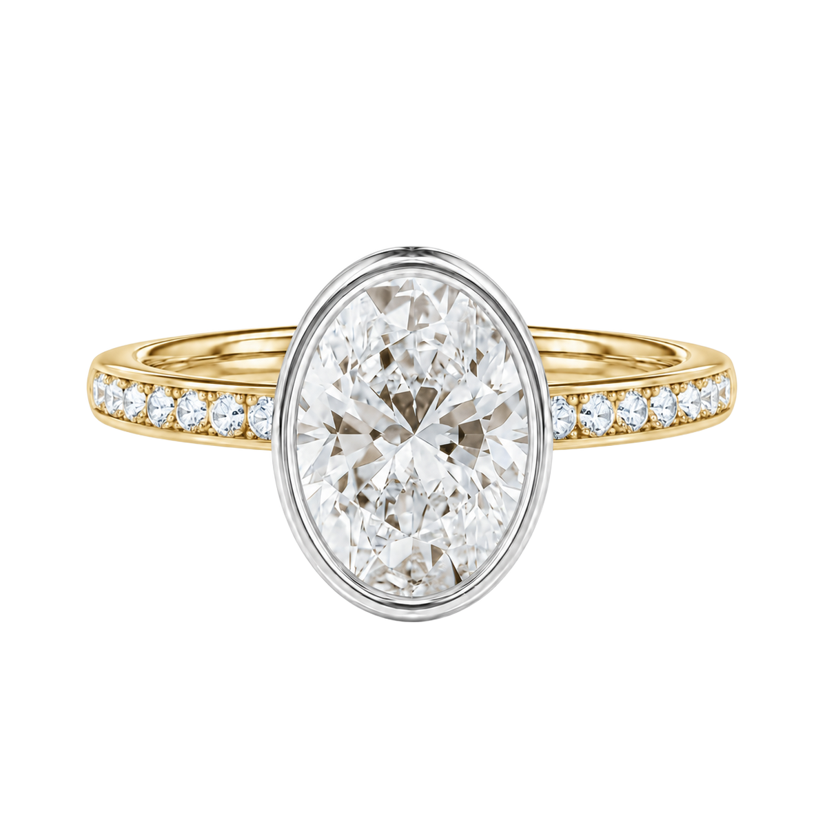 Bailey - Oval - Yellow/White Tone - Channel