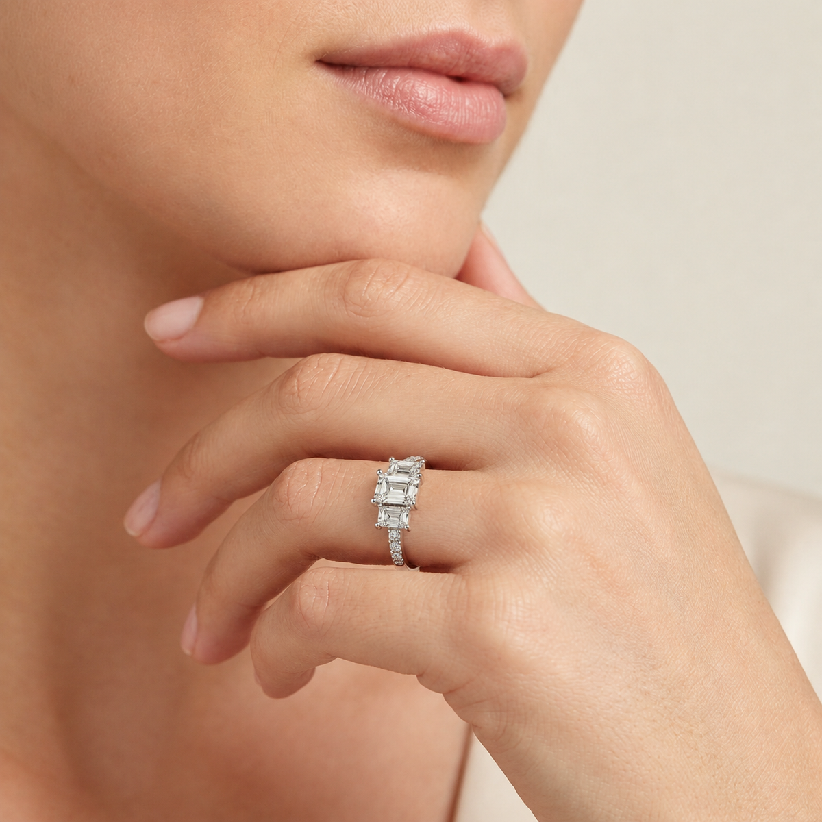 Elysium - Emerald - Platinum - Pavé