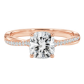 Wreath - Cushion - Rose Gold - Pavé
