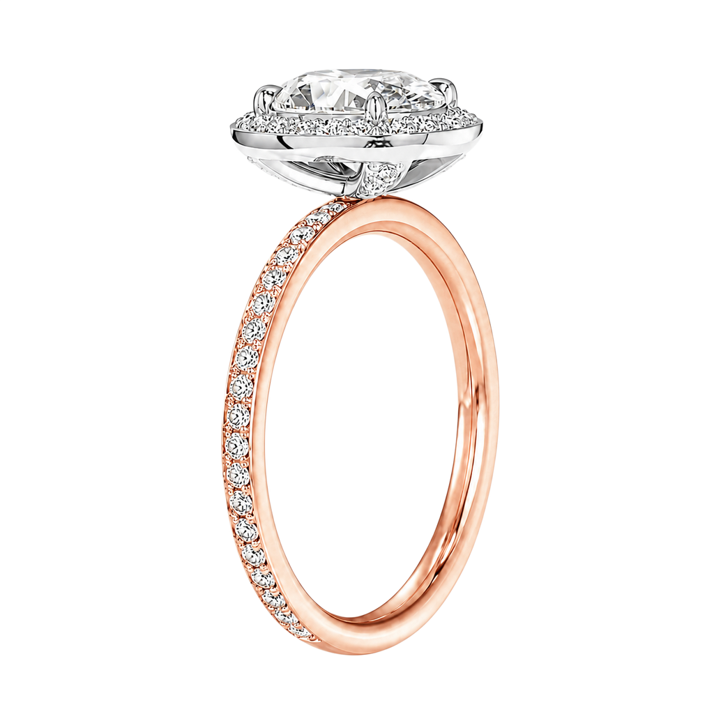 Deneuve - Pear - Rose/White Tone - Pavé