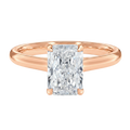 Basilica - Radiant - Rose Gold - Plain