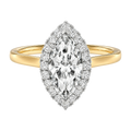 Cordelia - Marquise - Yellow / White Tone - Plain