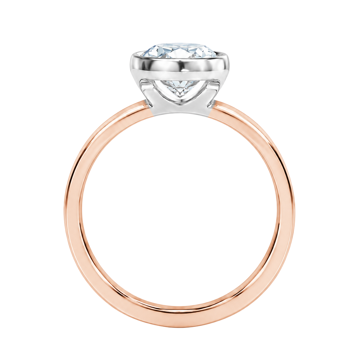 Bailey - Heart - Rose/White Tone - Channel