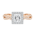 Braid - Princess - Rose/White Tone - Pavé