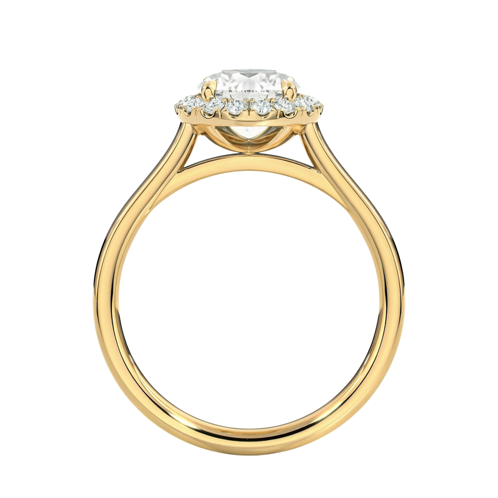 Cordelia - Round - Yellow Gold - Plain