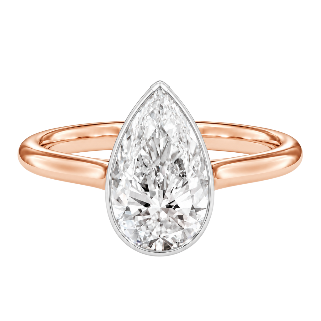 Solenne - Pear - Rose/White Tone - Plain