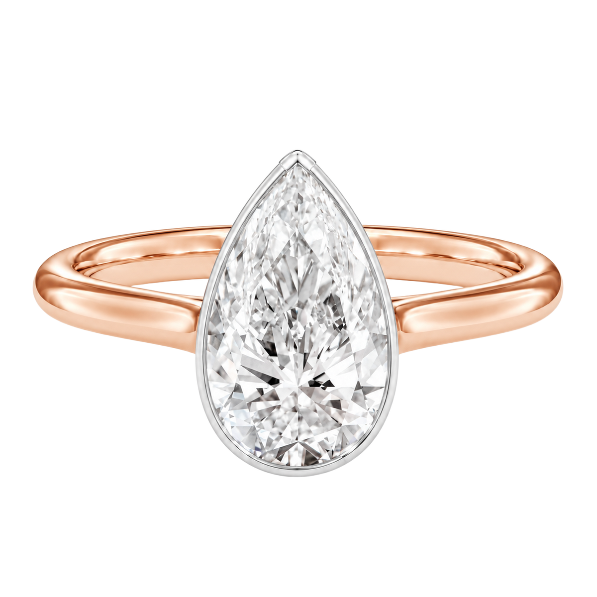 Solenne - Pear - Rose/White Tone - Plain