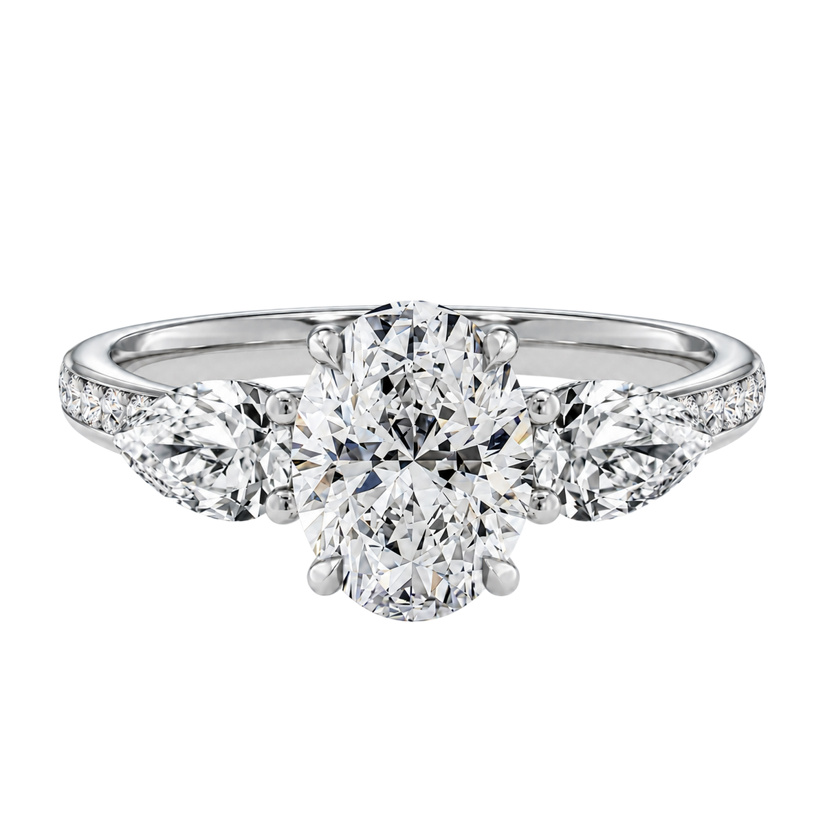 Halcyon - Oval - Platinum - Channel