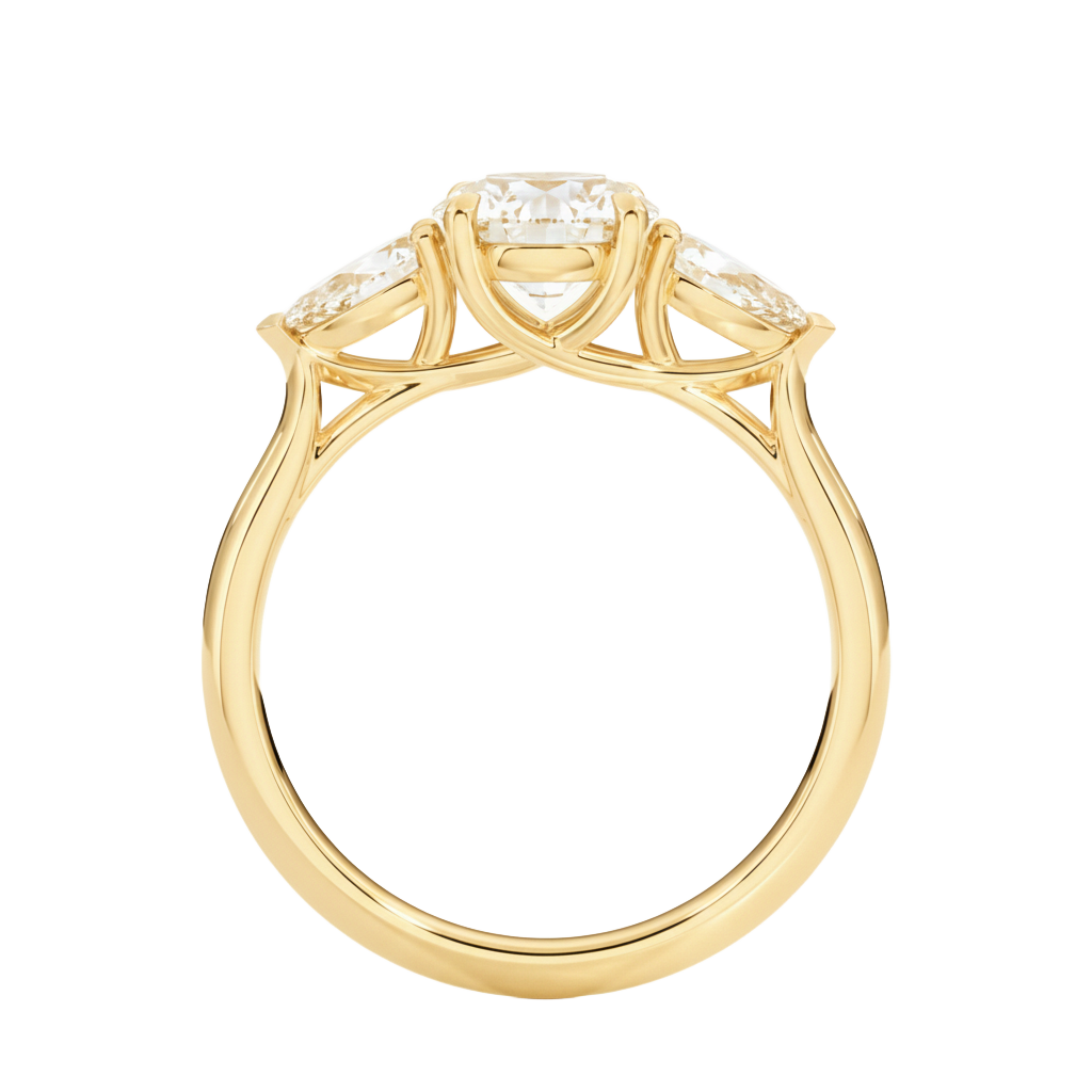 Halcyon - Oval - Yellow Gold - Plain