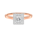 Deneuve - Princess - Rose/White Tone - Plain
