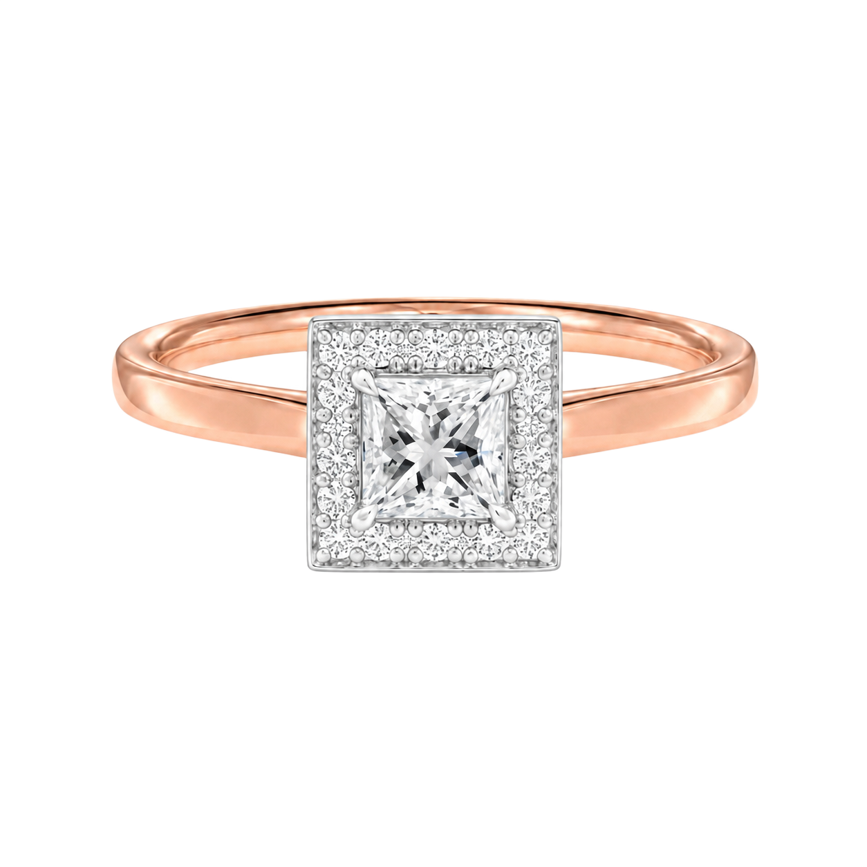 Deneuve - Princess - Rose/White Tone - Plain