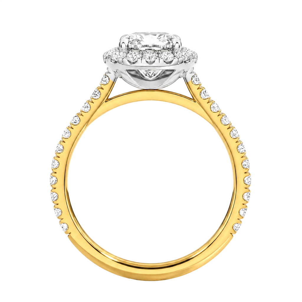 Cordelia - Round - Yellow / White Tone - Channel