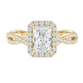 Braid - Radiant - Yellow Gold - Pavé