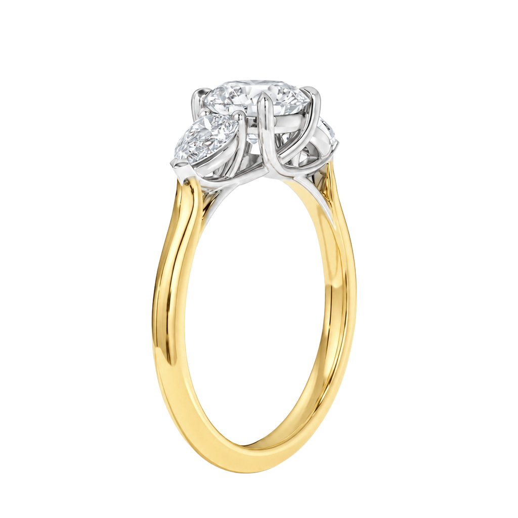 Halcyon - Round - Yellow/White Tone - Plain