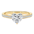 Basilica - Heart - Yellow Gold - Pavé