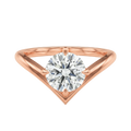 Blaire - Round - Rose Gold - Plain