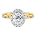 Cordelia - Oval - Yellow / White Tone - Channel