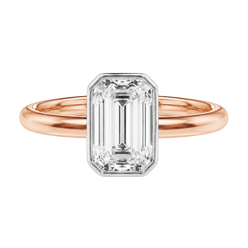Bailey - Emerald - Rose/White Tone - Plain