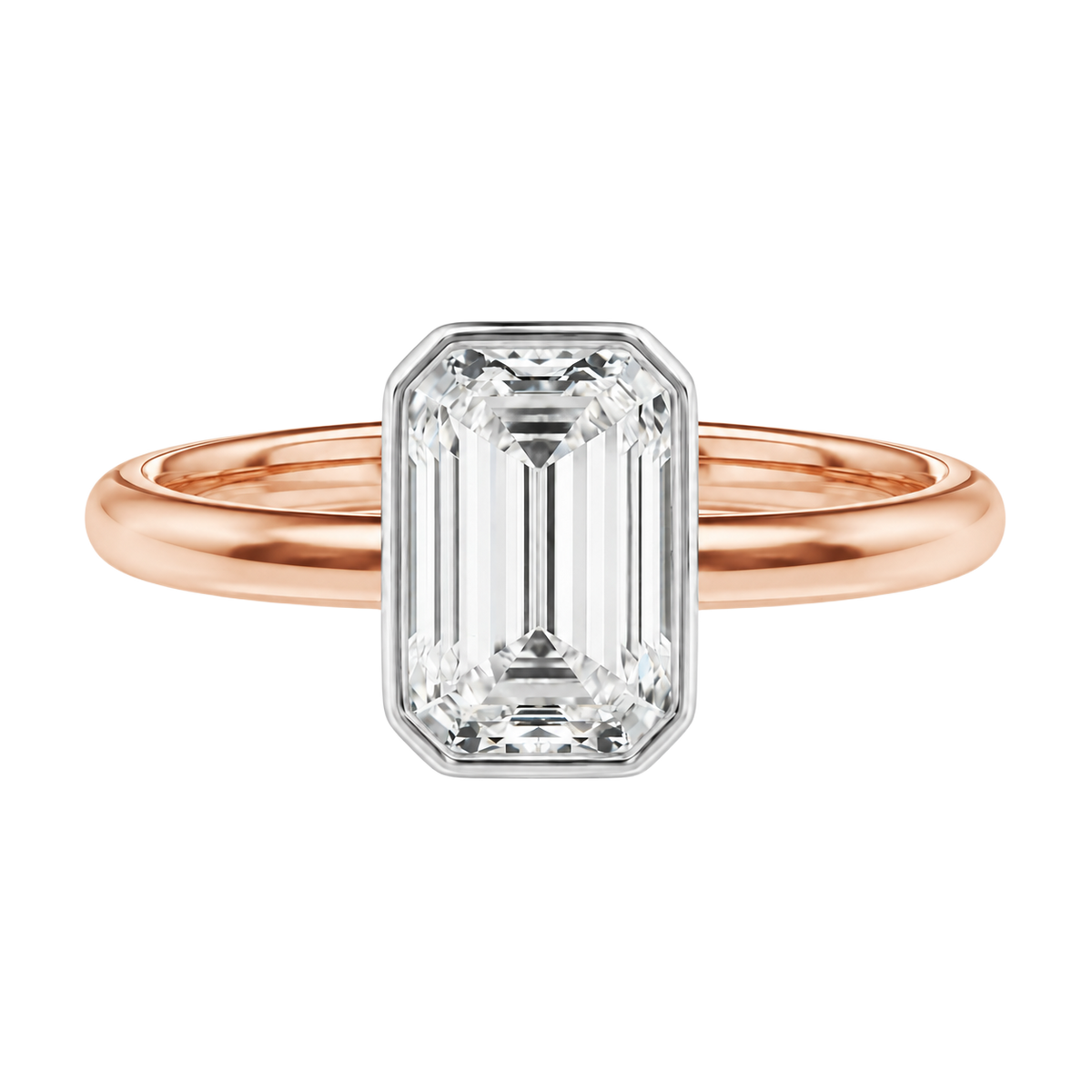 Bailey - Emerald - Rose/White Tone - Plain