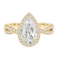 Braid - Pear - Yellow Gold - Channel
