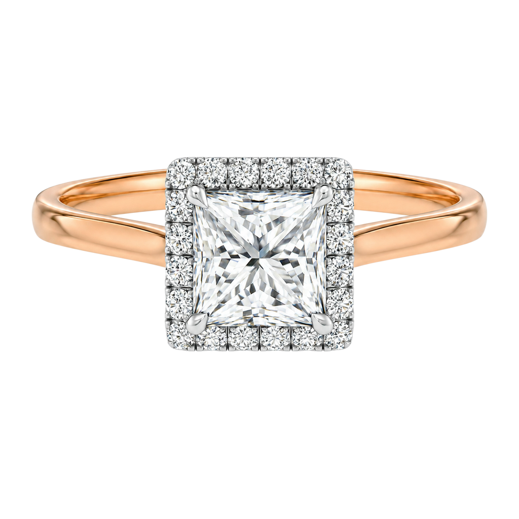 Cordelia - Princess - Rose / White Tone - Plain