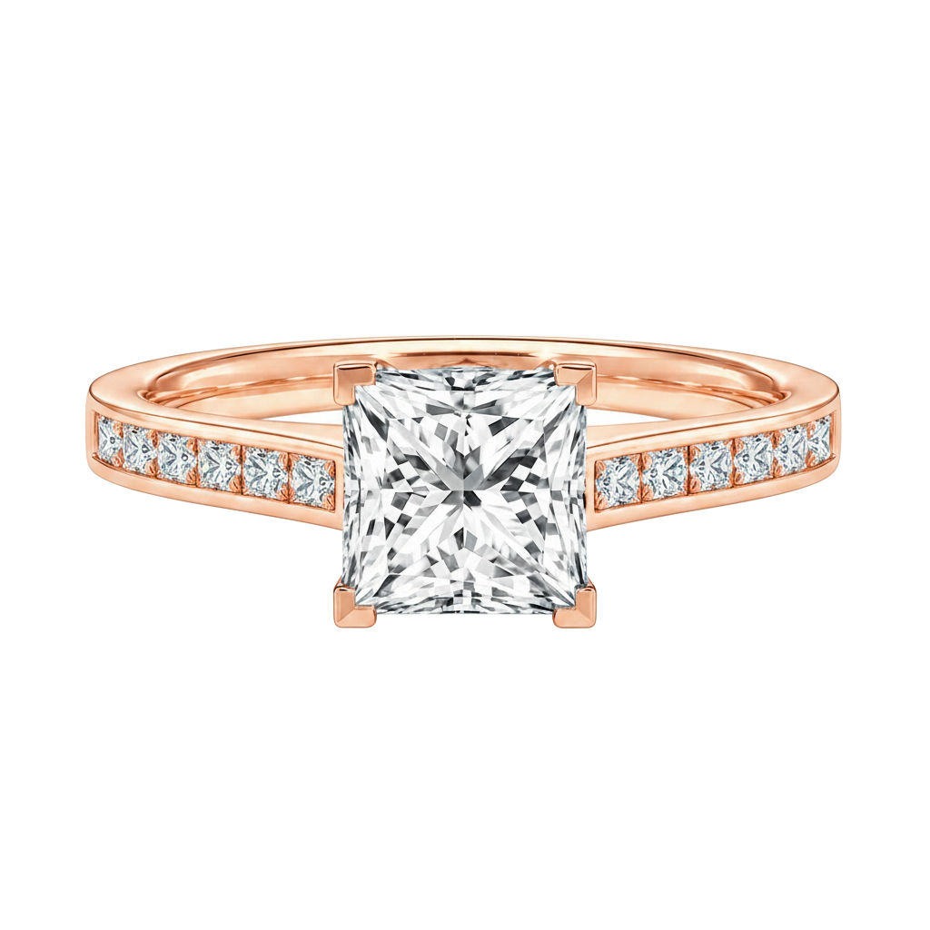Basilica - Princess - Rose Gold - Channel