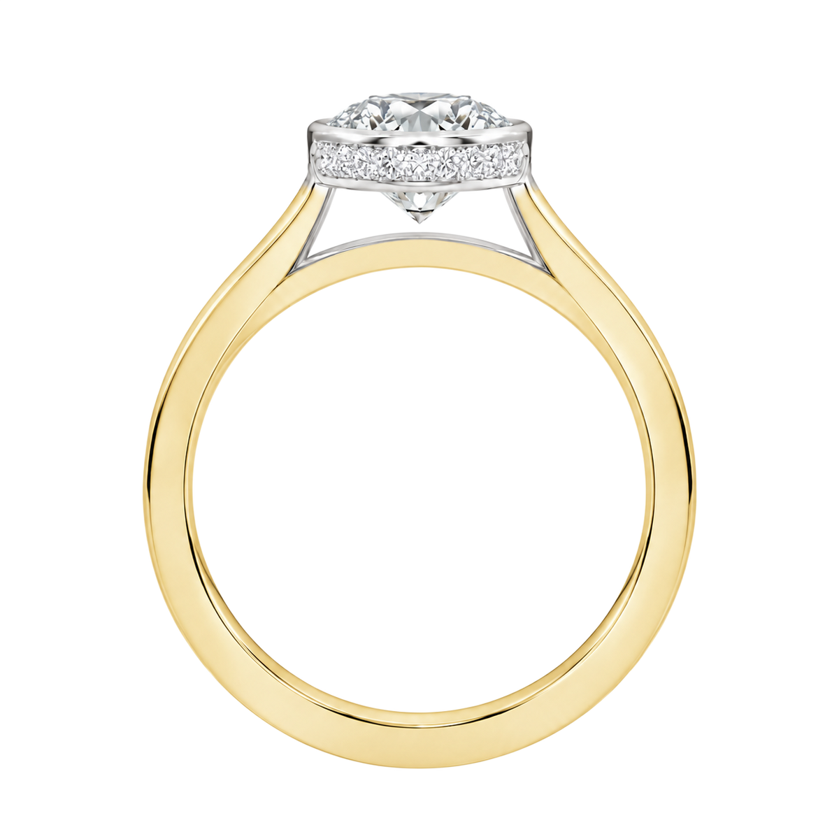 Solenne - Asscher - Yellow/White Tone - Channel